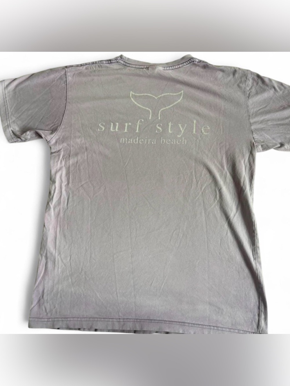 Surf Style Men’s Lavender Crew Neck T-Shirt Medium 100% Cotton